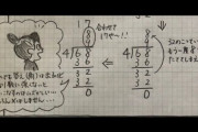 こっちの方が早いかも？　小学校の先生が教える「わり算の筆算」  [10/1]