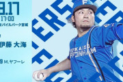 伊藤大海 8月17日の楽天戦 予告先発！ 17:00～