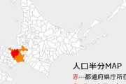 人口の偏りがおかしい都道府県ｗｗｗｗｗ