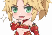 【FGO】デフォルメされたモーさんイラスト！！　ミニモーさんもかわいいです！
