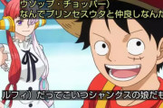ルフィ「だってこいつ、シャンクスの娘だもんw」にかっ