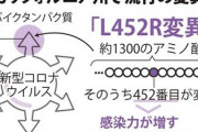 【日本人終了】米国L452R変異株、日本人の６割の免疫細胞を無効化「日本人をピンポイントで狙ったウィルス？」