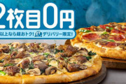 （ヽ´ん`）「ピザは一枚目無料にしろ」