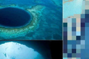 【画像】グレートブルーホールの奥底はこんな感じだった・・・怖すぎる！