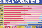 日本人が嫌いな国　１位「北朝鮮」　２位「中国」　３位「韓国」