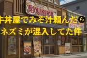 すき家、ネズミに続き害虫も混入 ⇒「全店」を一時閉店へ😲