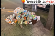 【悲報】秋葉原、完全に『割れ窓』状態へ「ポイ捨て？他にもゴミがあったから置いただけ」