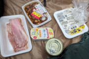 【画像】野宿ワイの晩飯ｗｗｗ
