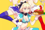 【FGO】水着メイドな武蔵ちゃん＆沖田さん＆巴さん！！　三人とも最高です！！