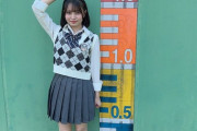 HKT48のトップメンバーの美少女が久しぶりに身長を測定！！！