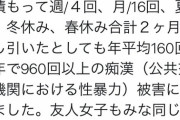 【画像あり】6年間で960回チカンに遭った女性、これは仕方ないと話題に