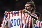 アトレティコ通算200ゴール！　グリーズマン「嬉しい。とても誇りに思う」