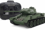ソビエト中戦車「T-34-85」を全長238mmの1/35RCで再現…タミヤ！