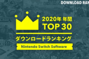 【朗報】「Nintendo Switch 2020年 年間ダウンロードランキング」が発表！！1位は『あつまれ どうぶつの森』という結果に
