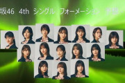 【櫻坂46】4thシングル、フォーメーション予想