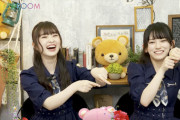 【乃木坂46】池田瑛紗×小川彩 めっちゃかわいかった.gif 2連発！右下の×ぱん【猫舌SHOWROOM】