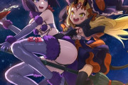 【FGO】いいニーハイの日の酒呑ちゃん＆茨木！！　ハロウィン仮装の二人いいね！