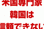 米国専門家「韓国を信頼できないという日本の主張が正しい」　終わったな…