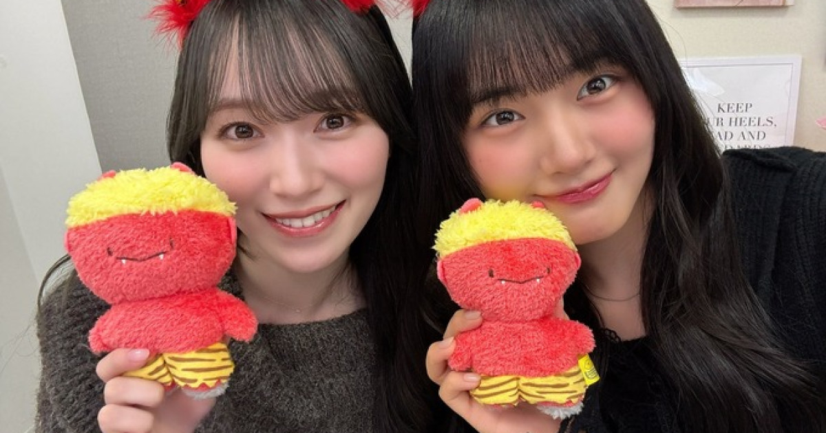 【櫻坂46】鬼強い2人に豆を当てられるという最高の節分