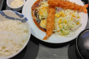 【悲報】松屋のチーズハンバーグ海老フライ定食1670円