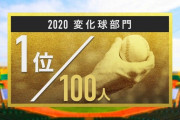 【2020】この選手がスゴい！プロ野球100人分の1位　変化球部門