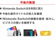 【朗報】任天堂「これからもSwitchで新作タイトルを展開していきたい」