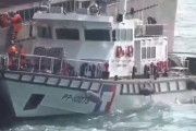 【動画】台湾当局、海底ケーブル切断船を現行犯で捕まえた模様「部隊が突入！」乗組員は全員中国人、拘束され台湾に連行中