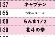 連続3時間半！tvk日曜夜が「昭和のアニメ天国」になっている訳