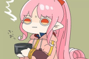 【FGO】はじめて抹茶を飲むハベにゃん！！　やっぱ抹茶ラテに限る！