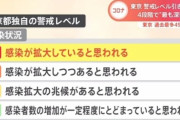 【速報】東京、本日は警戒して欲しいとのこと