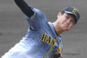 阪神２軍　西純は５回６失点で降板　カープ堂林に満塁弾を浴びる