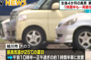 【続報】旭川のパチ屋で発生した子供の車内放置事件　馬鹿親は1時間程エンジンを止め、窓も閉めてパチンコへ　これもう殺人未遂事件だろ