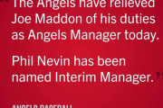 エンゼルス、マドン監督を解任
