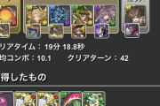 【パズドラ】ダイヤくん転がり出てきたから色々支出して組んでみたけど弱くはない程度だね火ミルたそ……