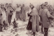 「かつて大戦中のクリスマスの日だけ、戦いが止まったことがある…」クリスマス休戦を再現した映像