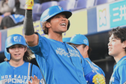 【日本ハム】前日１軍昇格の水谷瞬“開幕”１号「１本出たっていうのはちょっとほっとしてます」