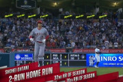 大谷翔平、特大32号弾　ドジャースファンから「俺たちはショウヘイが欲しい」の異例チャント