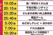 フジテレビ､今年の27時間テレビのタイムテーブル発表