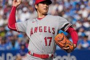 大谷翔平、今季最多109球を投げ7回2安打9奪三振無失点の好投　11勝目の権利を持って降板
