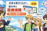 日本を訪れる外国人に医療保険加入を義務付け　2028年から【タイ人の反応】