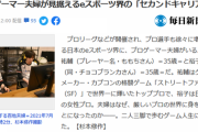 ももち選手＆チョコブランカ選手の記事が毎日新聞ニュースサイトに掲載「野球やサッカーのようなシステムが出来れば、子供がプロを目指しても周りが応援するかもしれない」