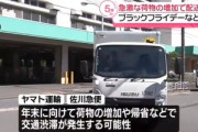日本の配送､壊れる ヤマト運輸と佐川運輸で荷物の配送に遅れ ブラックフライデーなど影響
