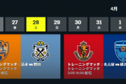 DAZNが3月28日の練習試合2試合をライブ配信すると発表！清水vs磐田と名古屋vs横浜FC
