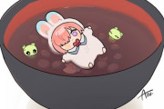 【FGO】ぜんざいに浮かぶミニマシュ！！　食べちゃいたいです！！