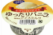 カタチがながもちする「とけにくいアイス ゆったりバニラ」が給食・飲食店向けに販売！