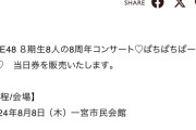 SKE48 ８期生8人の8周年コンサート♡ぱちぱちぱーちぃ♡　当日券販売のお知らせ
