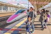 【海外の反応】ハローキティ新幹線、混んでるけどカワイイ