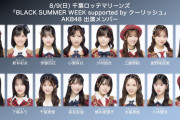 【朗報】AKB48が千葉ロッテマリーンズ 「BLACK SUMMER WEEK supported by クーリッシュ」に出演決定！