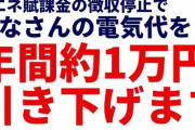 国民民主党、電気料金に含まれる『再エネ賦課金』の一時停止を公約に追加「電気代を1割下げられる。節電ポイントより効果的」