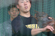 【阪神】片山、正捕手梅野「超えるつもり」１軍キャンプ